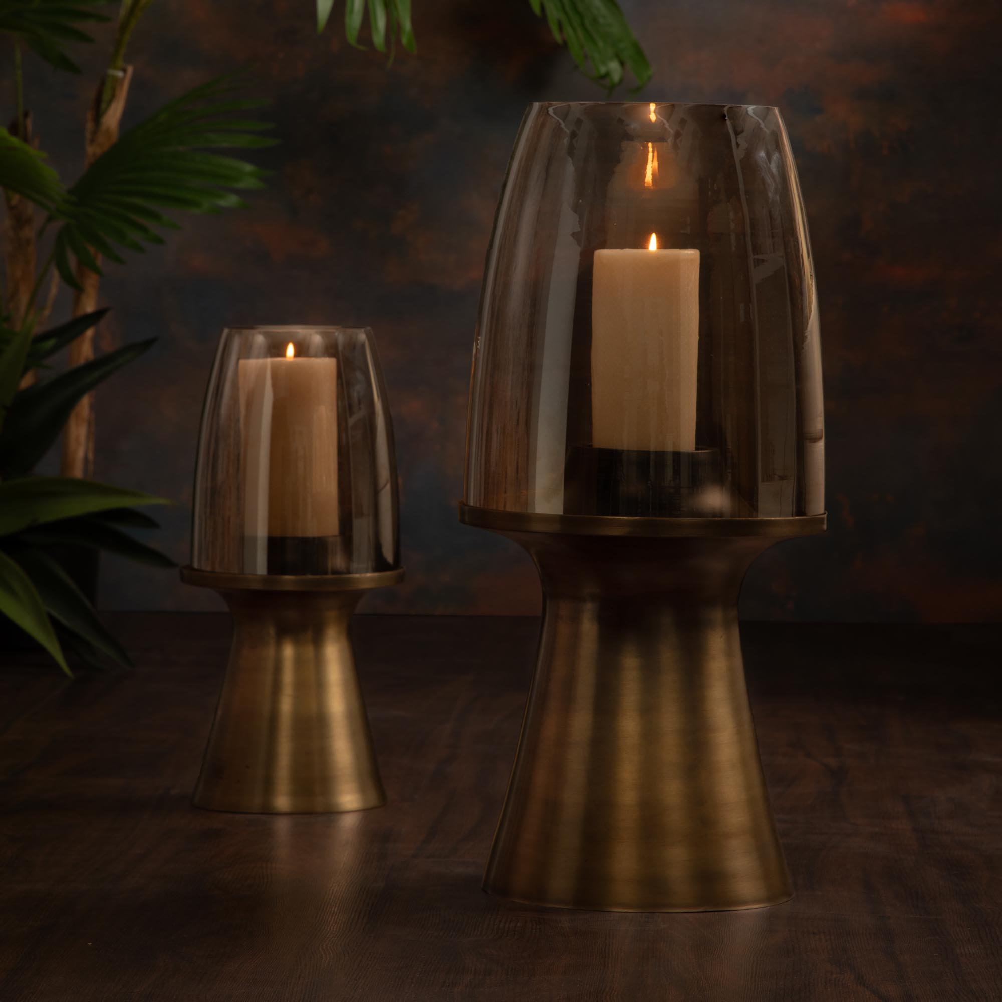 Seville Antique Brass Hurricane S