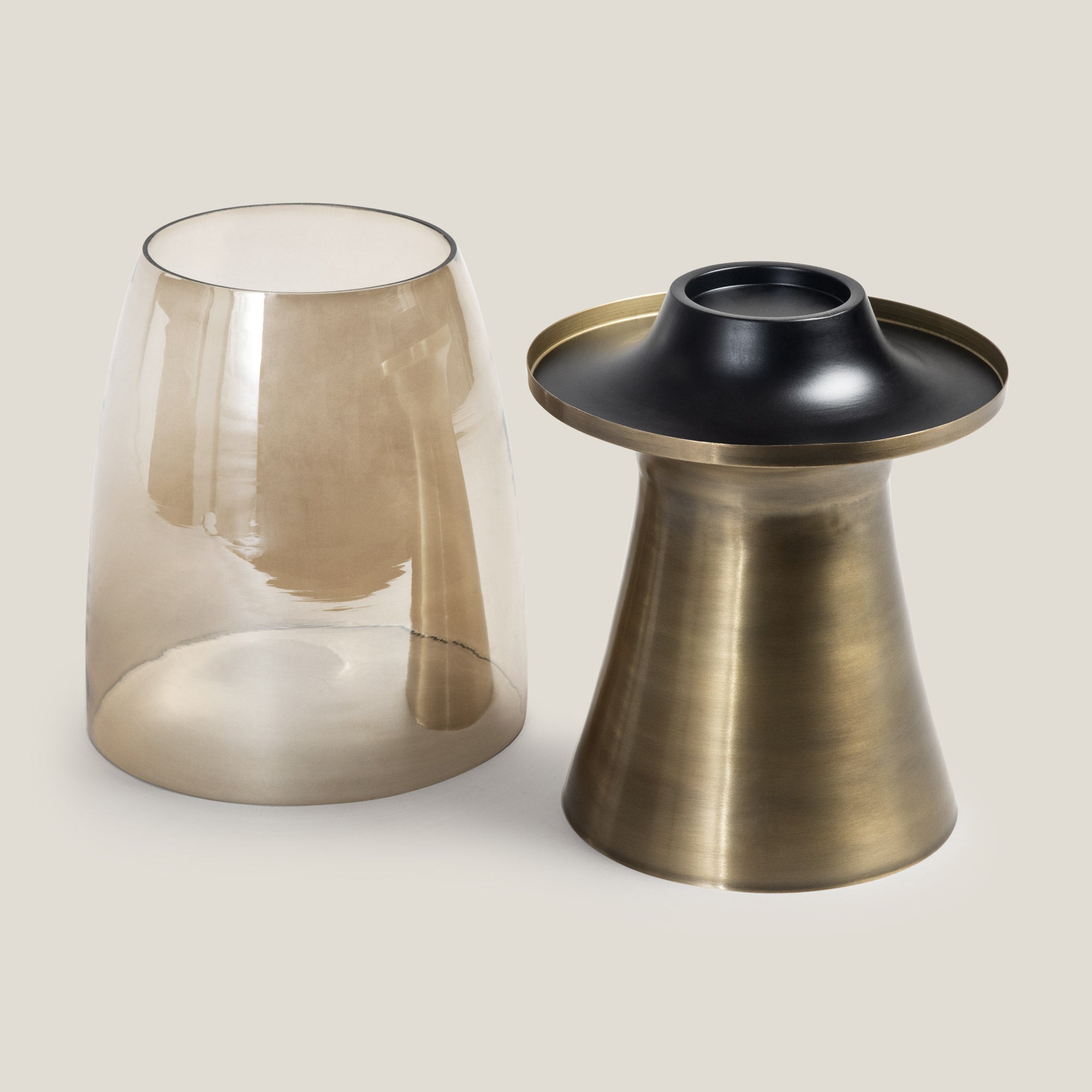 Seville Antique Brass Hurricane L